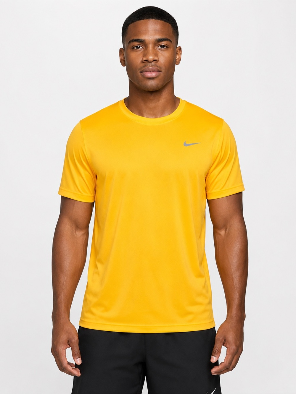 Nike Dri-FitMen’s Golden Yellow Short-Sleeve Athletic Tee